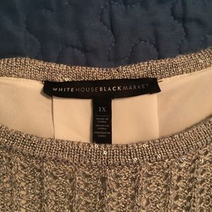 WHBM grey ombré sweater.